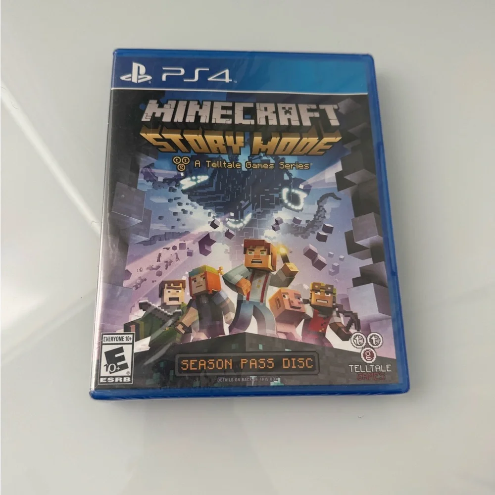 Minecraft Story Mode Season Pass Disc Multicolor PS4 Video Game New in Package